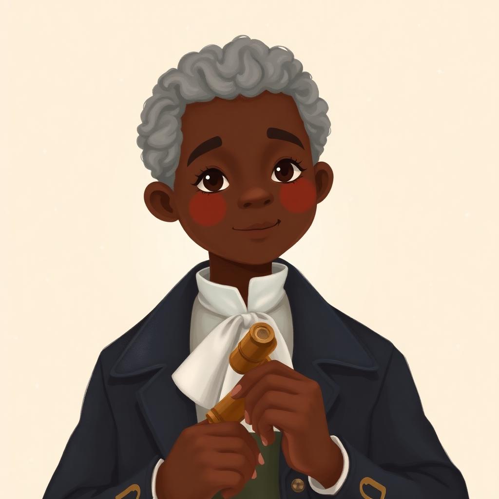 Storybook portrait of Benjamin Banneker