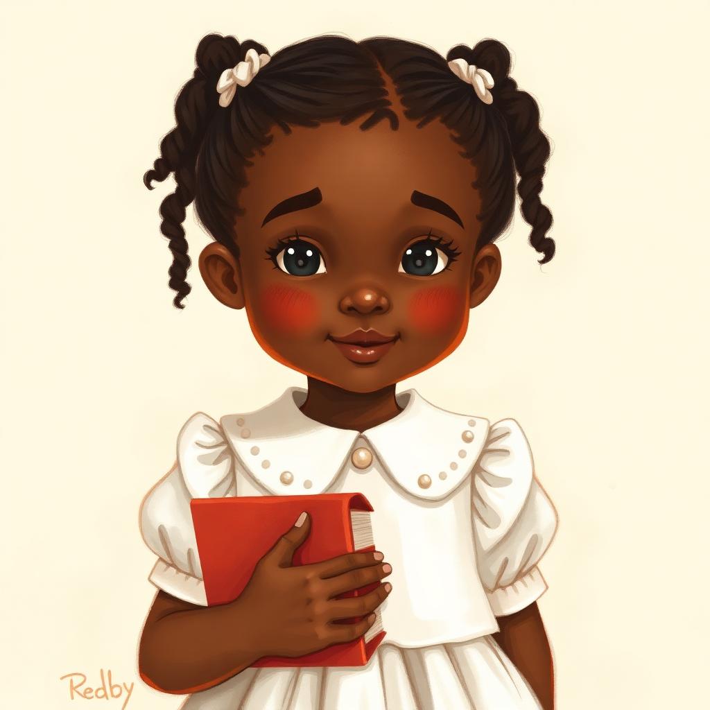 Storybook portrait of Ruby Bridges