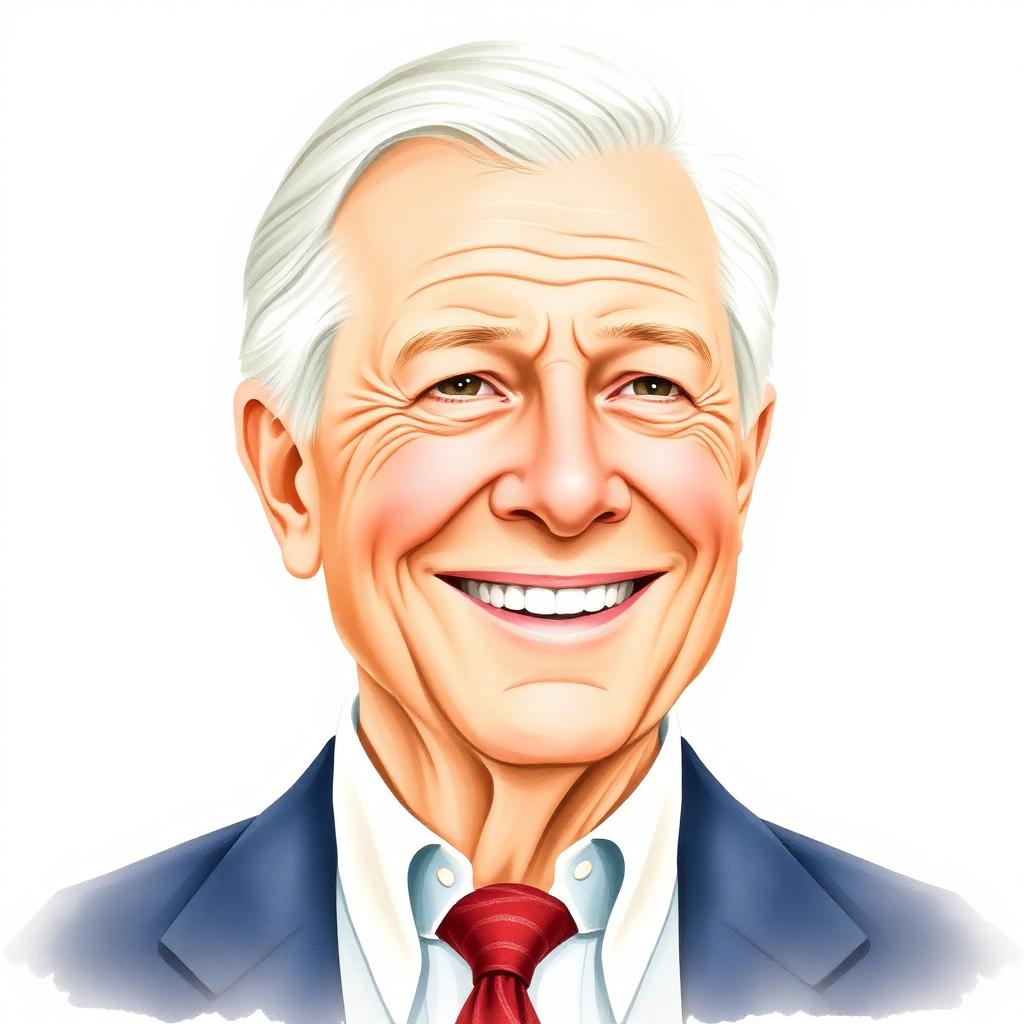 Storybook portrait of Jimmy Carter