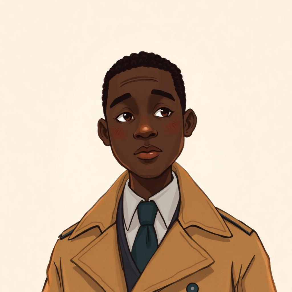 Storybook portrait of John Lewis