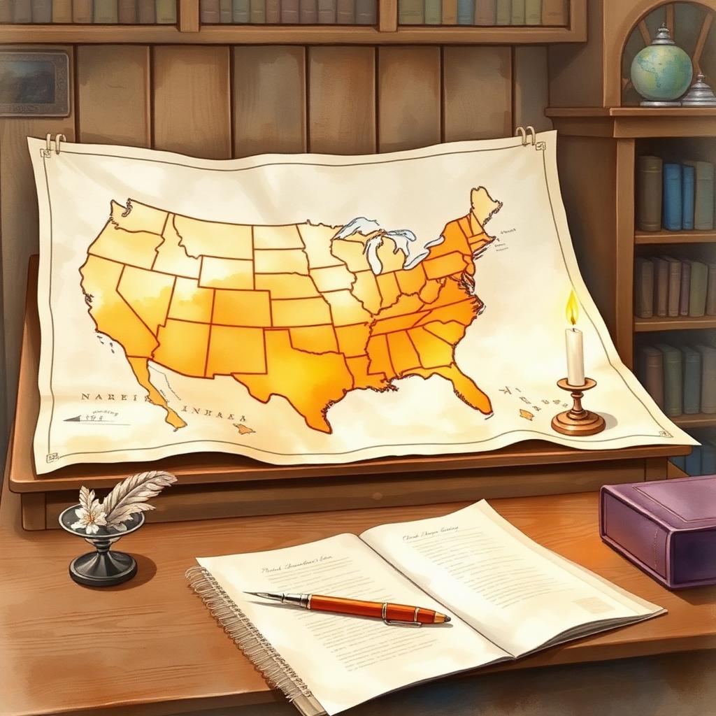 Storybook illustration of The Great Big Purchase