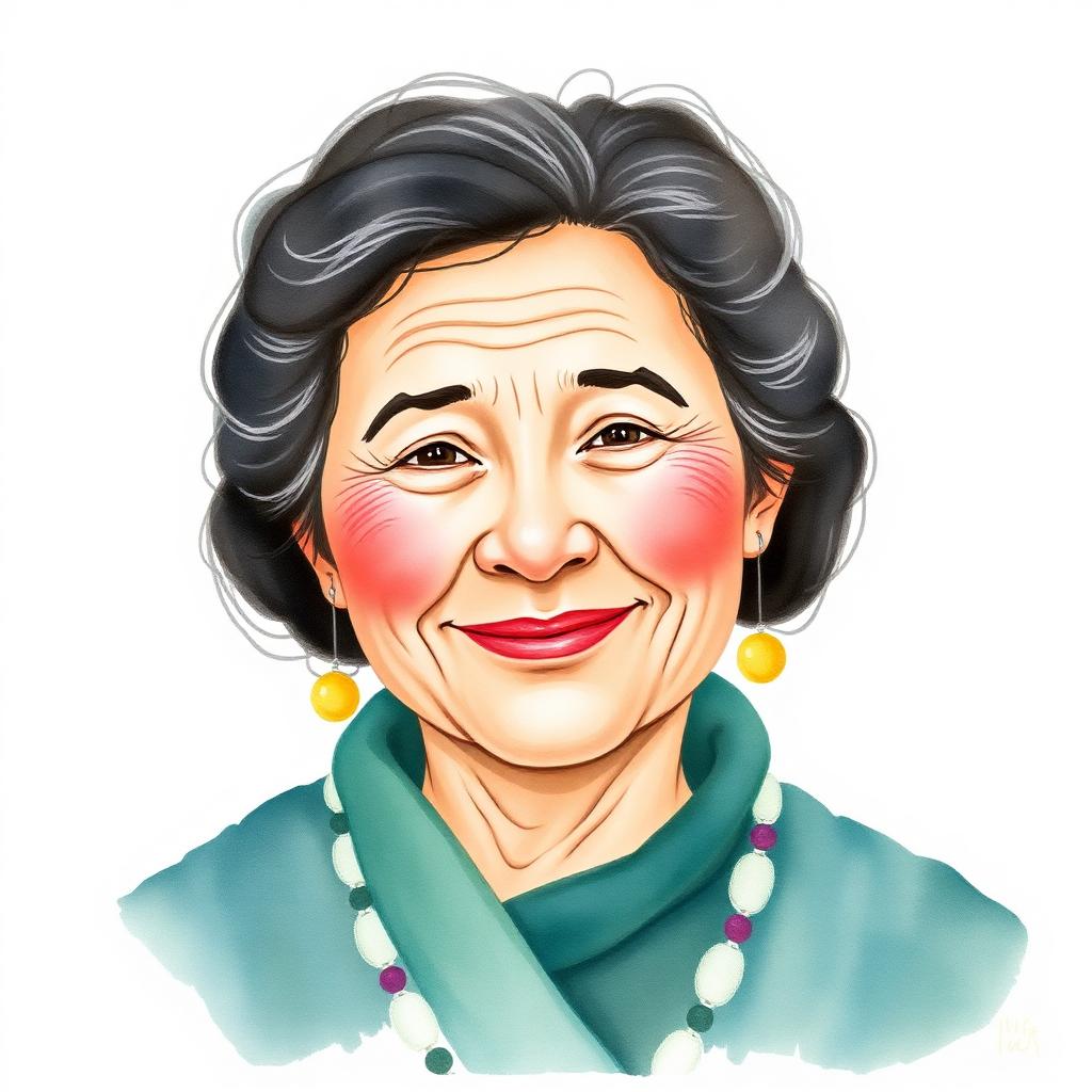 Storybook portrait of Elizabeth Peratrovich