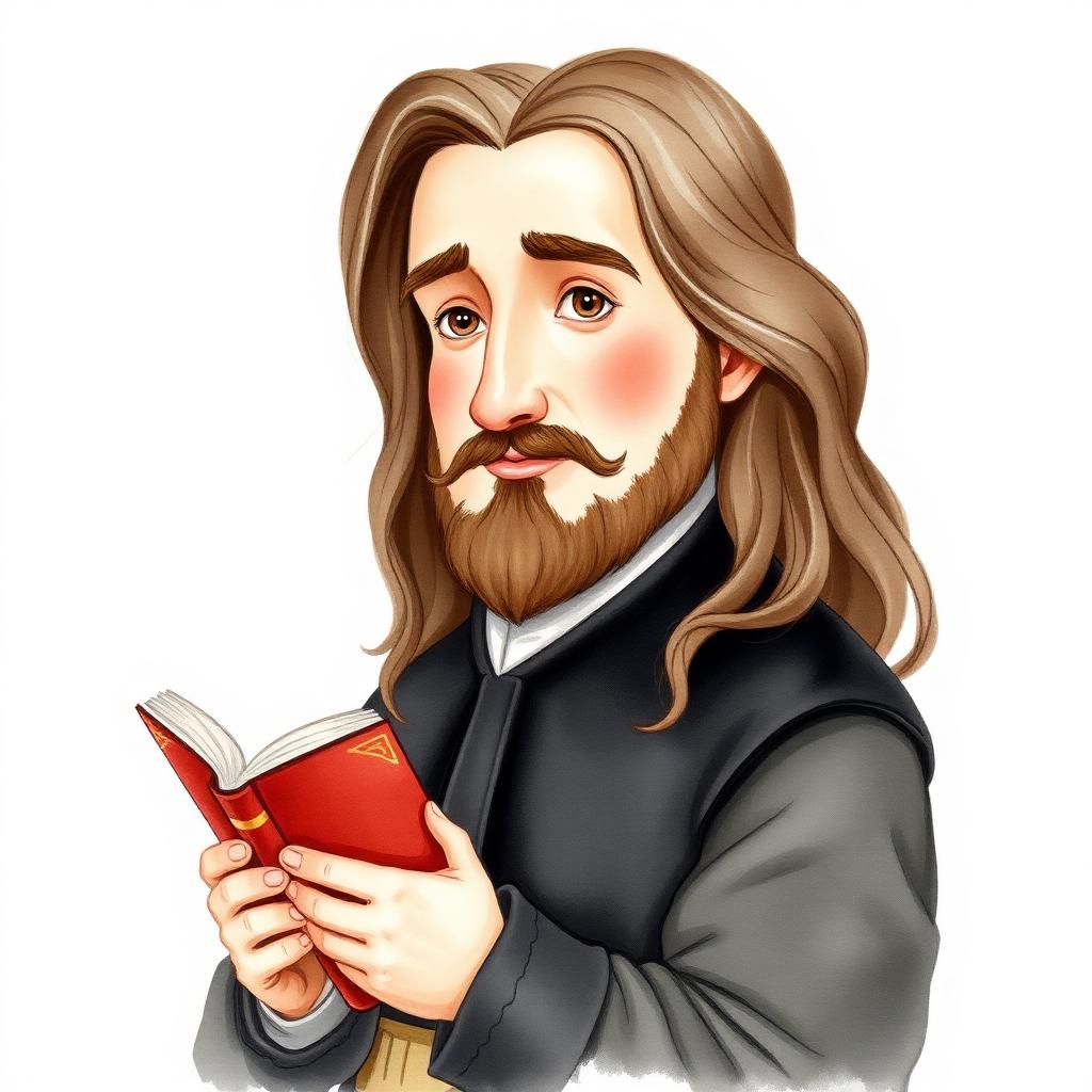 Storybook portrait of Roger Williams