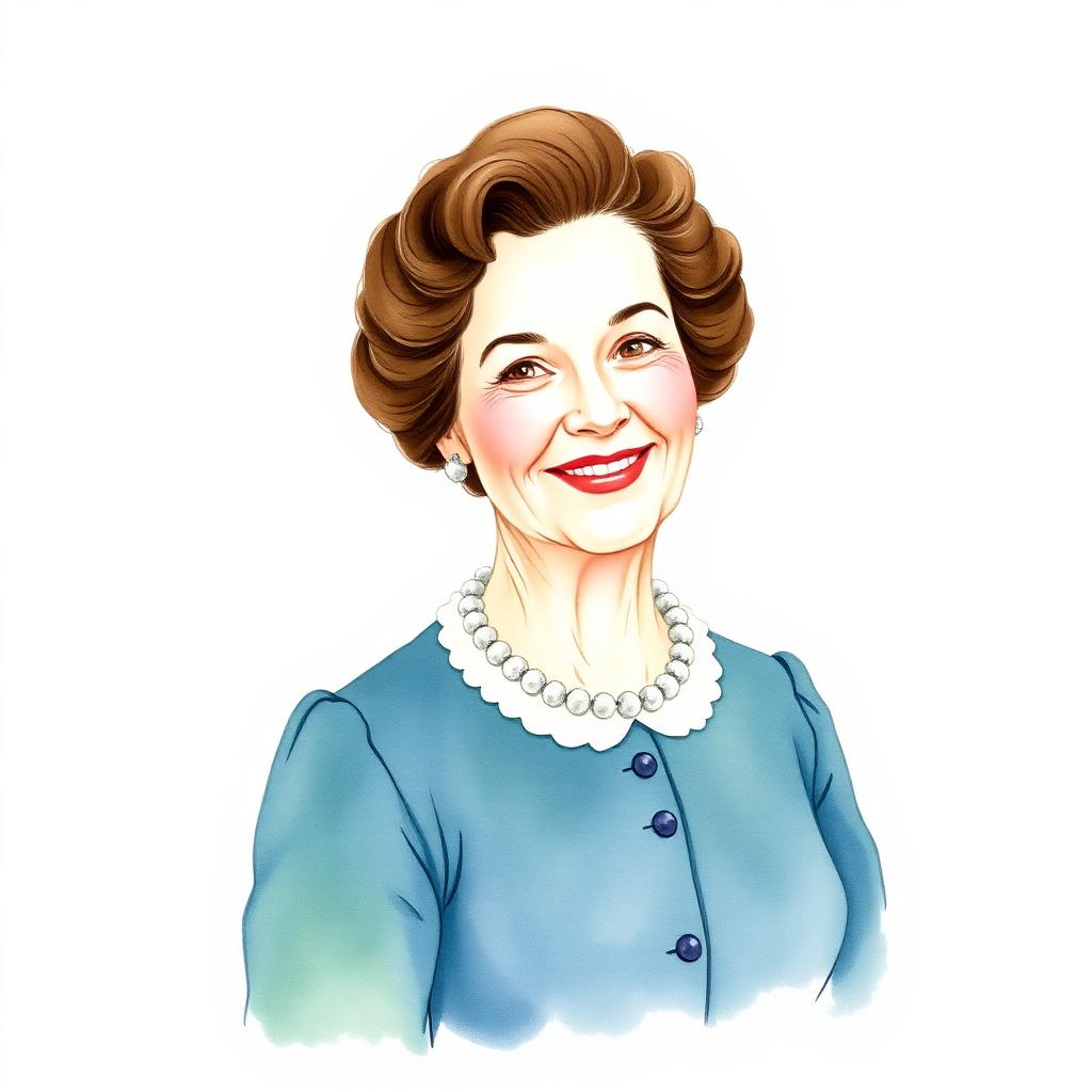 Storybook portrait of Nellie Tayloe Ross